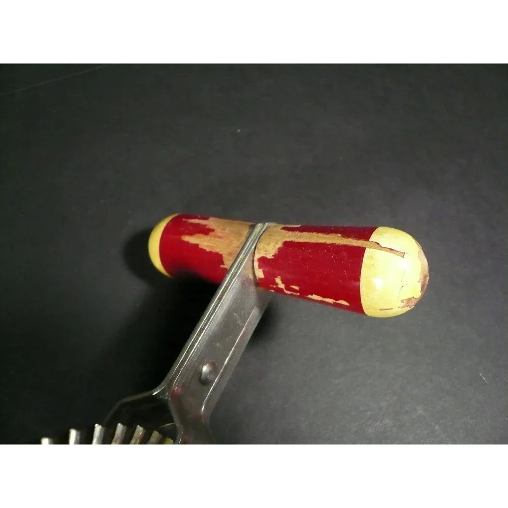Vintage EKCO A&J High Speed Super Center Drive Egg Beater Hand Mixer USA